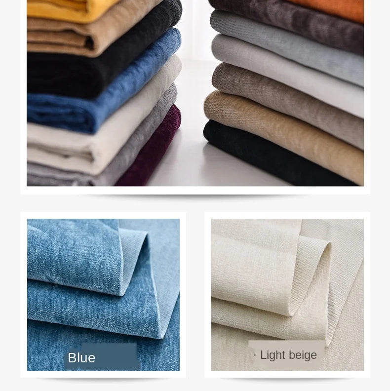Anti-cat Scratch Chenille Fabric By The Meter for Upholstery Sofa Furniture Curtain Tablecloth Sewing Thick Wear-resistant Cloth