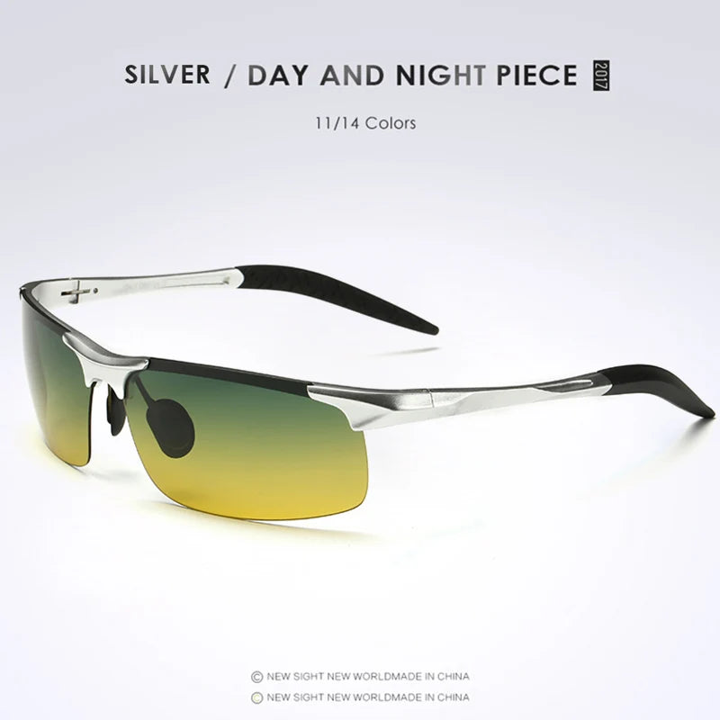 CoolPandas Brand Goggle Men Polarized Sunglasses Safe Driving Day Night Vision Glasses Male Women Eyewear UV400 zonnebril heren