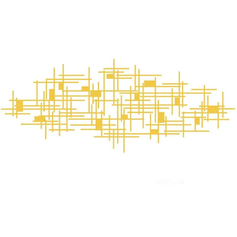 Simple Line Geometry Mirror Acrylic Wall Stickers, Living Room Wall Decoration, Originality 3D, DIY Home Decor