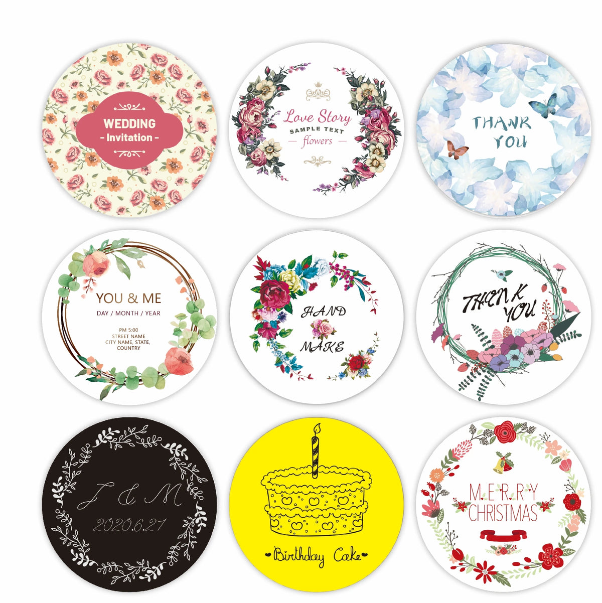 Custom Stickers Customize Logo Label Sticker Personalized Stickers Packaging
