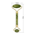 Massager For Face Jade Roller Set Green Facial Natural Gouache Scraper Body Back Beauty Skin Care Slimming Massagers Roller