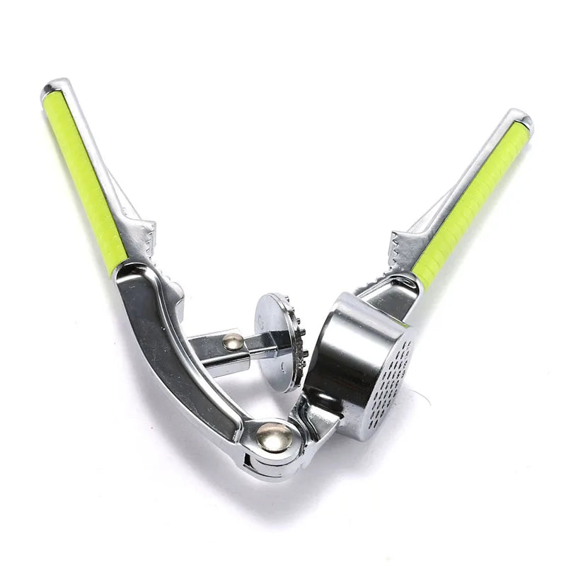 Garlic Press Crusher Ginger Squeezer Vegetables Masher Stainless Steel Handheld Ginger Mincer Kitchen Cooking Tools