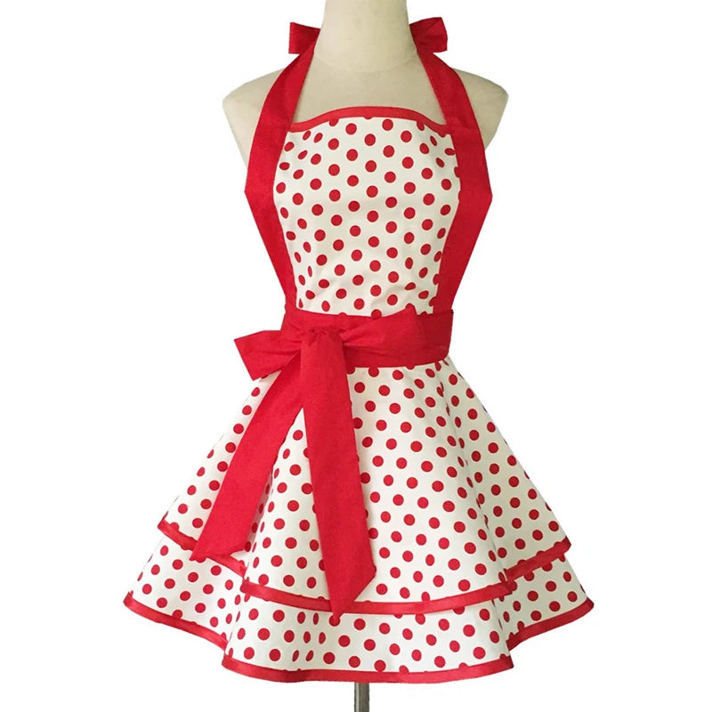 Lovely Apron Cute  Large Swing Princess Apron kitchen Cooking Oilproof Aprons for Women Girls