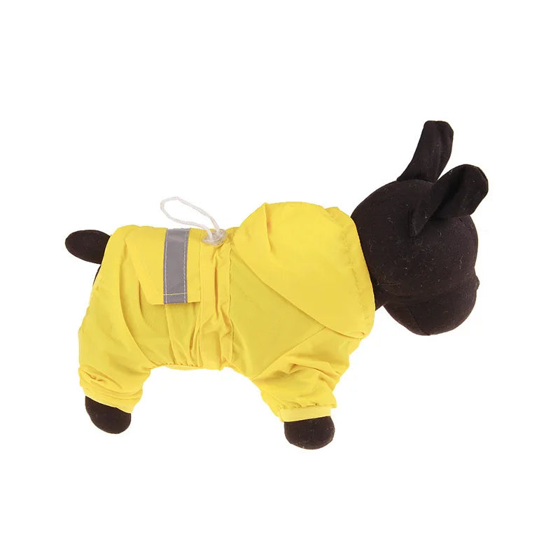 Pet Dog Raincoat Hooded Jumpsuit Waterproof Pet Dog Clothes Puppy Small Dog Rain Coat Jacket Raincoat For Dogs ção com capuz
