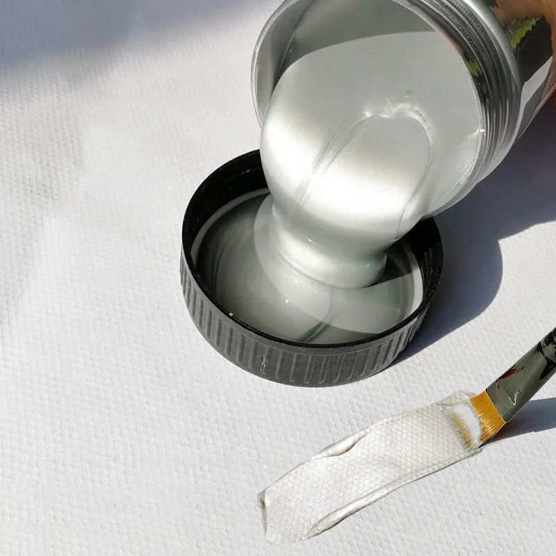 100ml Gold Acrylic Paint Metallic Color Pigment Waterproof Gypsum Toys Statuary Coloring DIY Textile Painting Graffiti Colorant