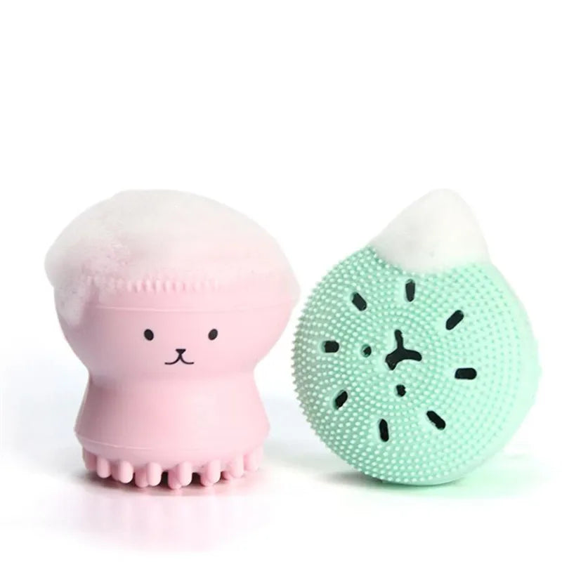 1pc Silicone Face Cleansing Brush Face Washing Product Pore Cleaner Exfoliator Face Brush Washing face Brush Skin Care
