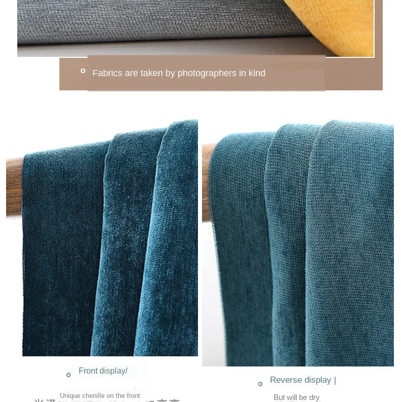 Anti-cat Scratch Chenille Fabric By The Meter for Upholstery Sofa Furniture Curtain Tablecloth Sewing Thick Wear-resistant Cloth