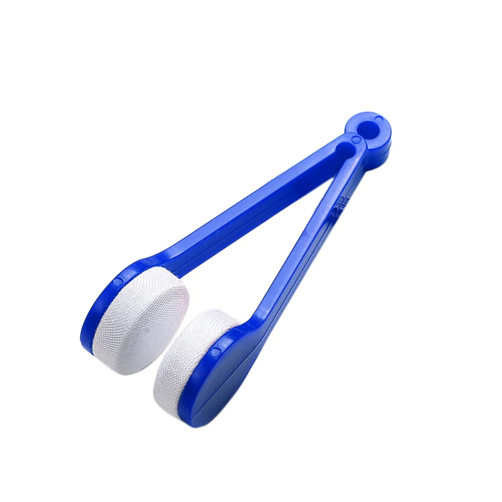 Mini Portable Microfiber Brush For Glasses Eyeglass Spectacles Microfiber Cleaning Brushes Sunglasses Screen Cleaner Tools d5