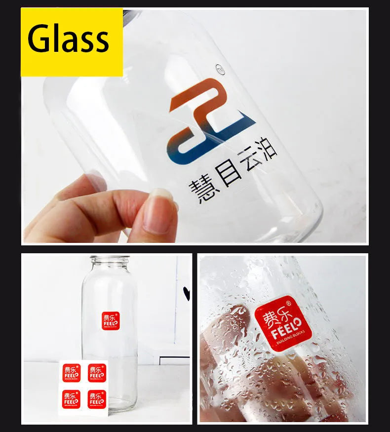 UV ink Transfer Stickers Carton Labels Waterproof Personalized customization Decals High Adhesive printings Free Design