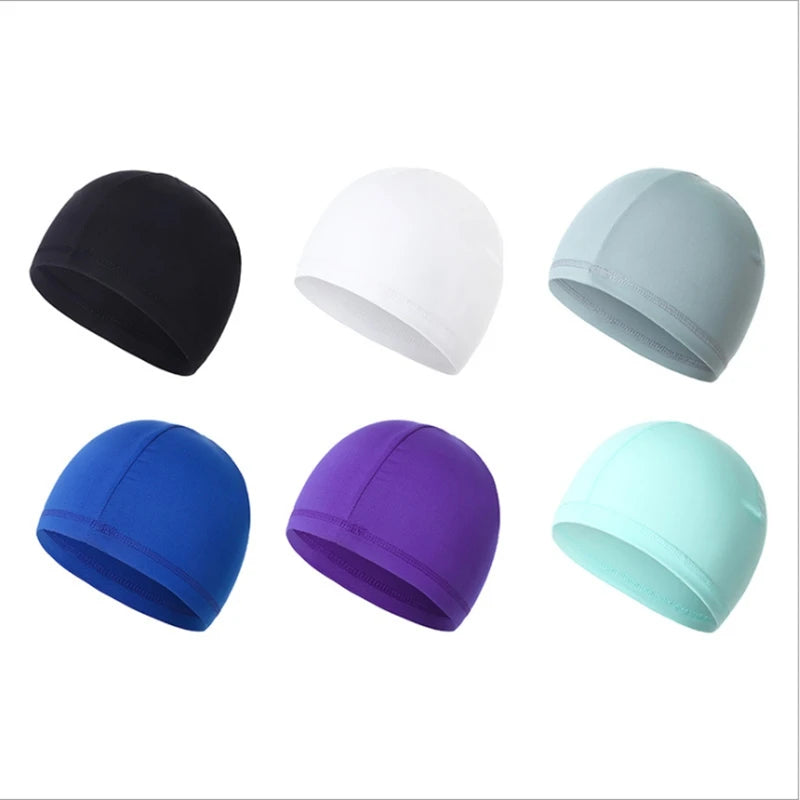 WZCX Camouflage Printing Sun Protection Outdoor Cycling Skull Cap Quick Dry Unisex Solid Color Men Cycling Caps Skullies Beanies