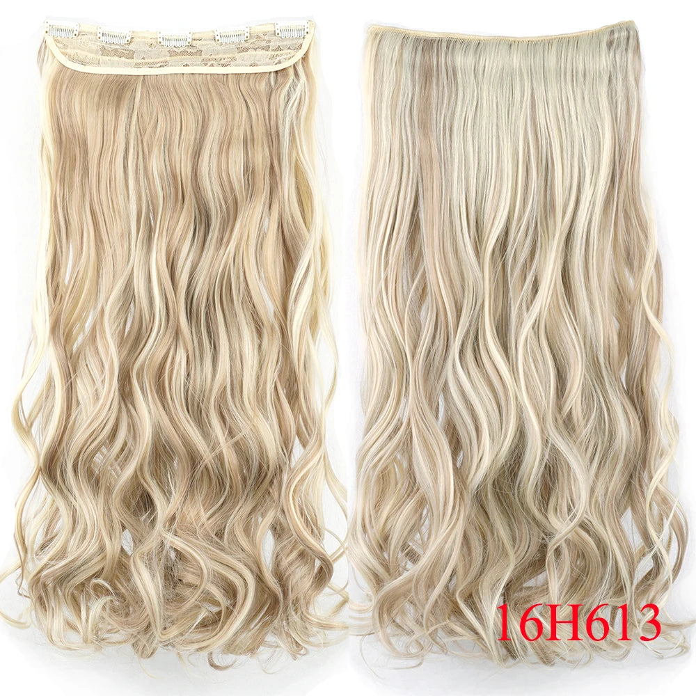 Soowee 24'' 28'' Synthetic Hair Charms Clip In Hair