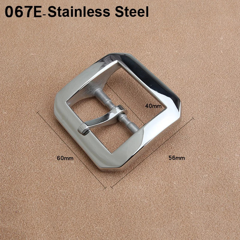 1pcs Solid  Brass 40mm Belt Buckle End Heel Bar Buckle Single/ Double Pin Heavy-duty for Leather Craft Strap Webbing Dog Collar