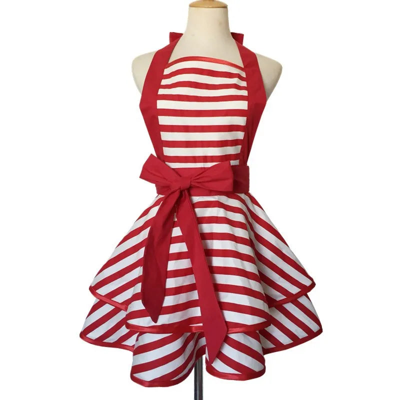 Lovely Apron Cute  Large Swing Princess Apron kitchen Cooking Oilproof Aprons for Women Girls