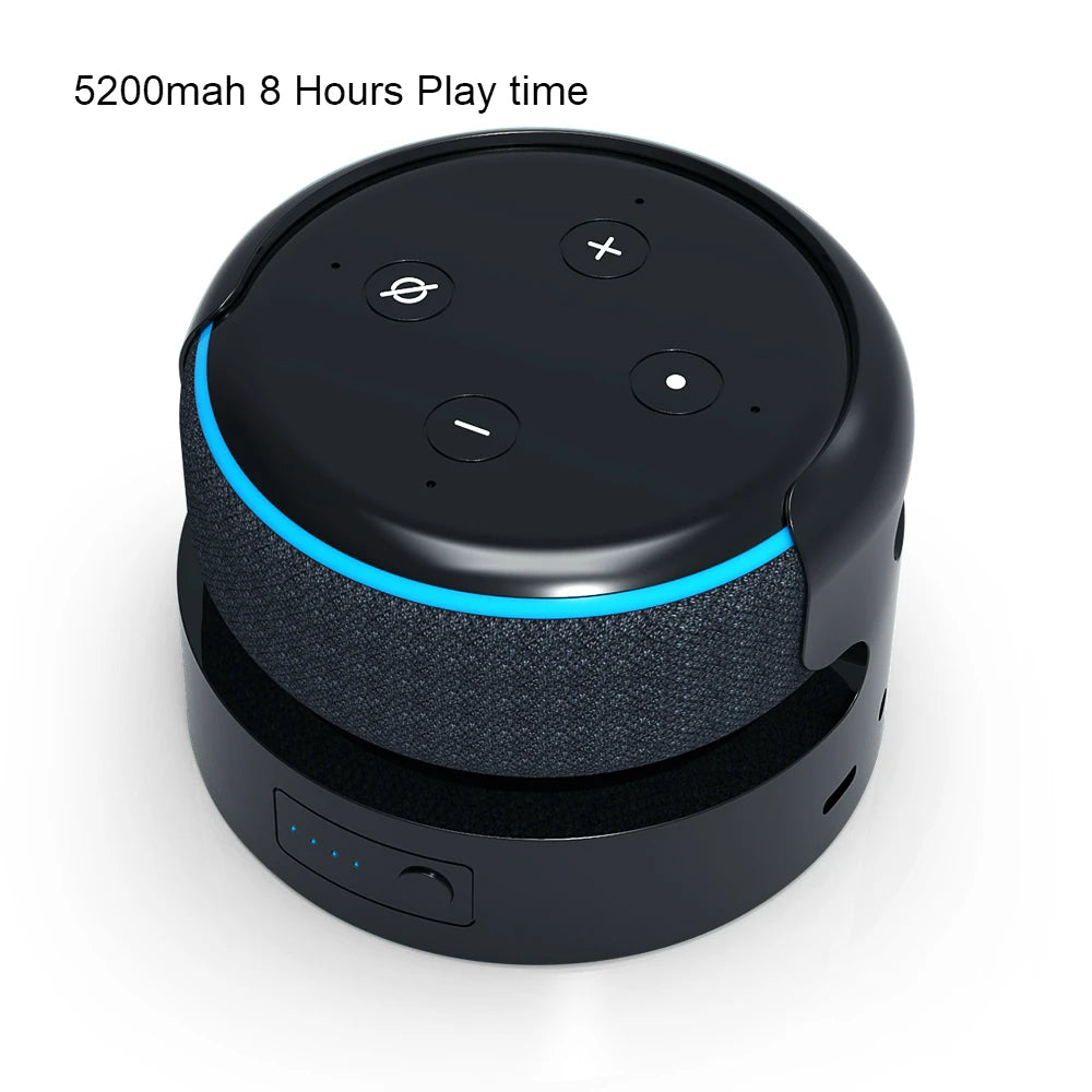 Rechargeable Battery Base for Echo Dot 3rd Gen