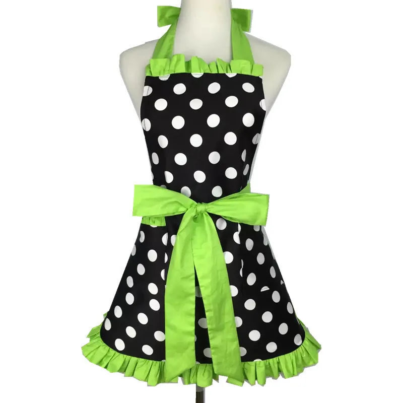 Lovely Apron Cute  Large Swing Princess Apron kitchen Cooking Oilproof Aprons for Women Girls
