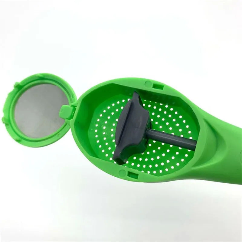 Tea Infuser Built-in plunger Healthy Intense Flavor Reusable Tea bag Plastic Tea&Coffee Strainer Measure Swirl Steep Stir&Press