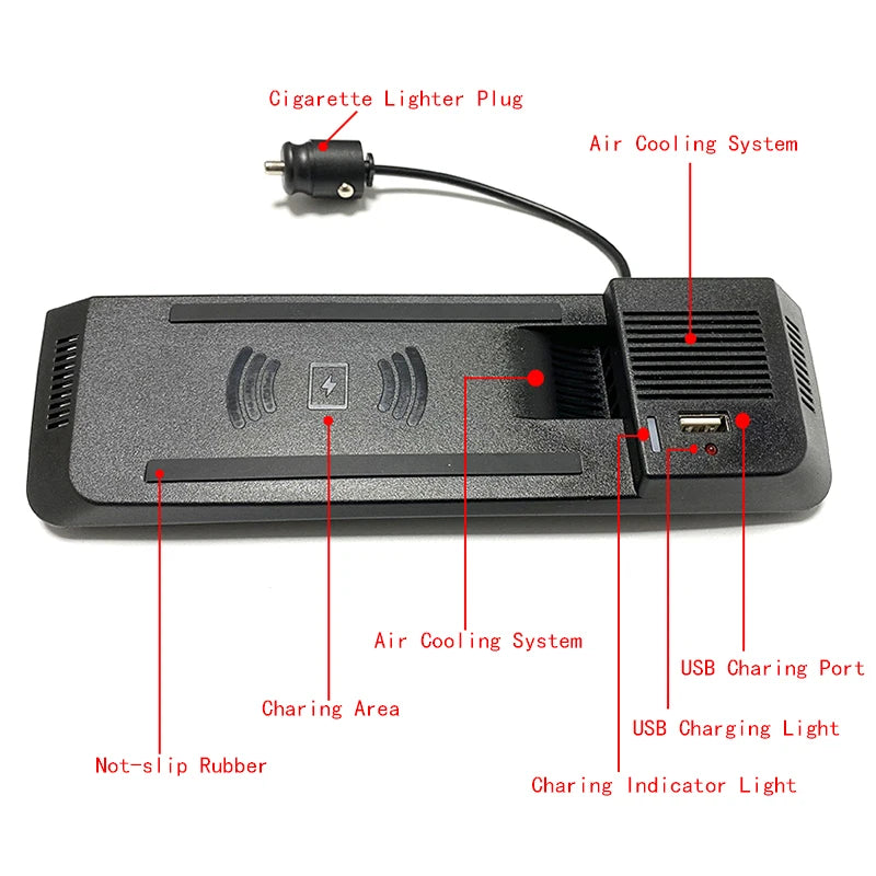 Car wireless charger phone charger charging plate phone holder for Audi A4 B8 B9 A4 Allroad A5 S5 RS5 Q5 SQ5 accessories