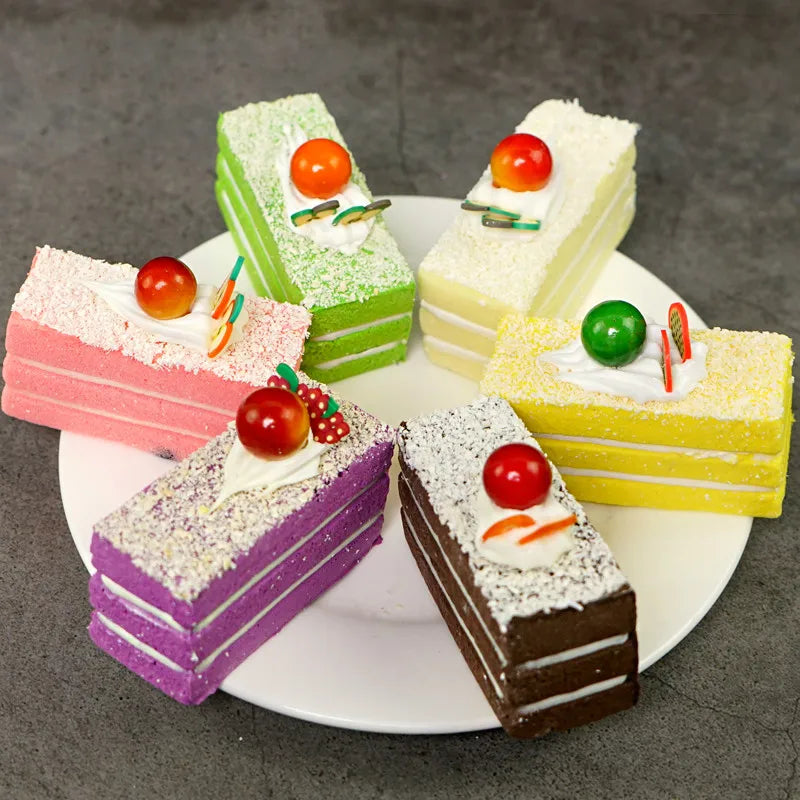 Simulation Artificial Cake for Home Kitchen Decor Wedding Christmas Party Valentine's Day Dessert Prop - Food Display