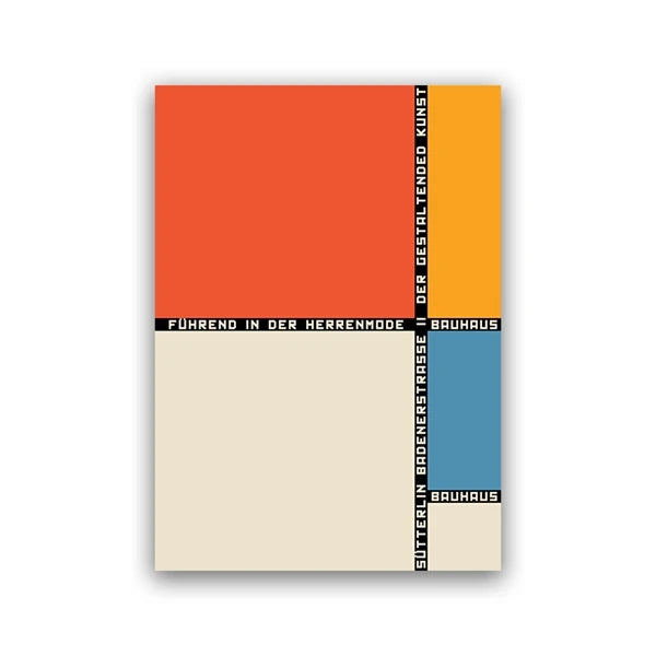 Bauhaus Museum Exhibition Posters and Prints Gallery Wall Art Pictures , Herbert Bayer Art Canvas Painting for Living Room Decor