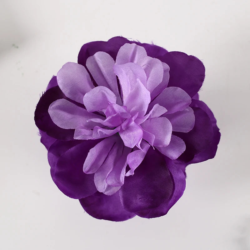 New 50 pcs Simulation Dahlia Rose of single flower head DIY wedding Party Decoration silk Dahlia Rose wall arch row flower MG001