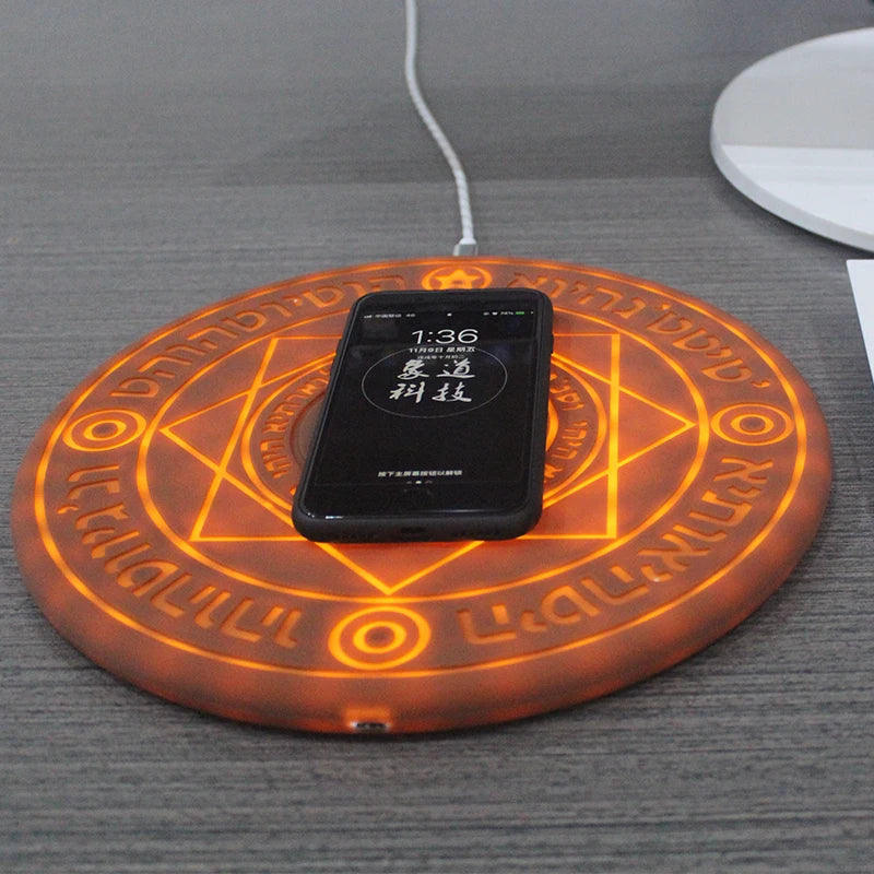 New Arrival Magic Array Wireless Charger Universal Qi Wireless Fast Charger Charging Pad for some Mobile Phone 5W/10W