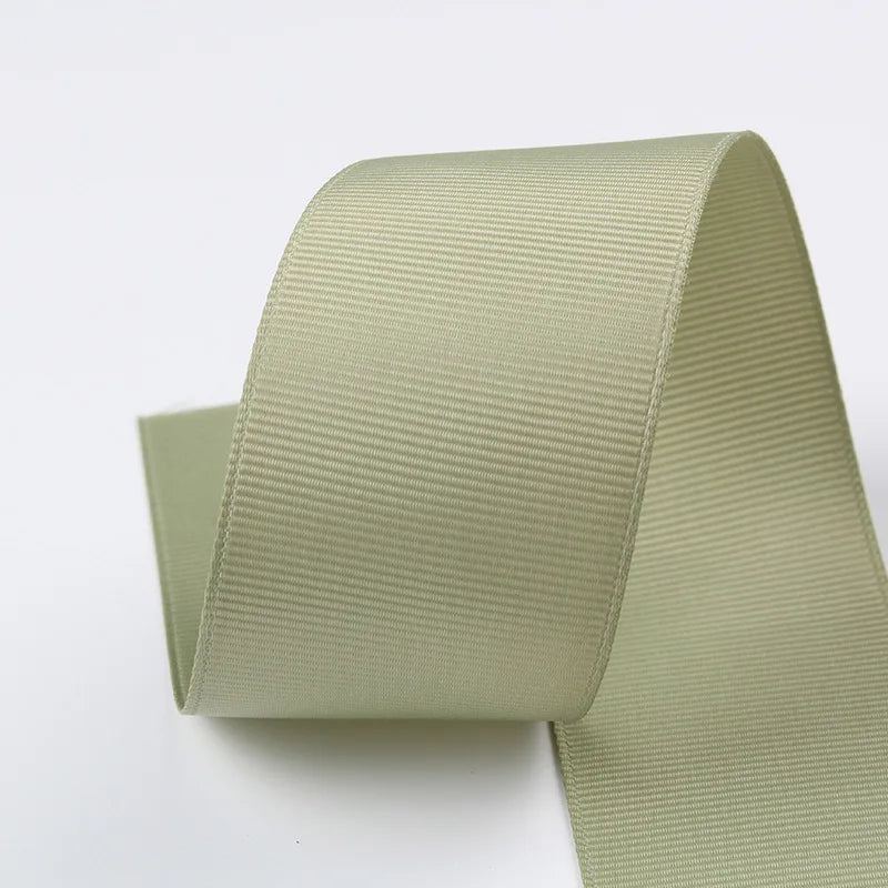 10 Meters Grosgrain Ribbon Solid Fabric for Gift Wrapping Wedding Bows Decoration Hair Sewing Supplies DIY Crafts Accessories