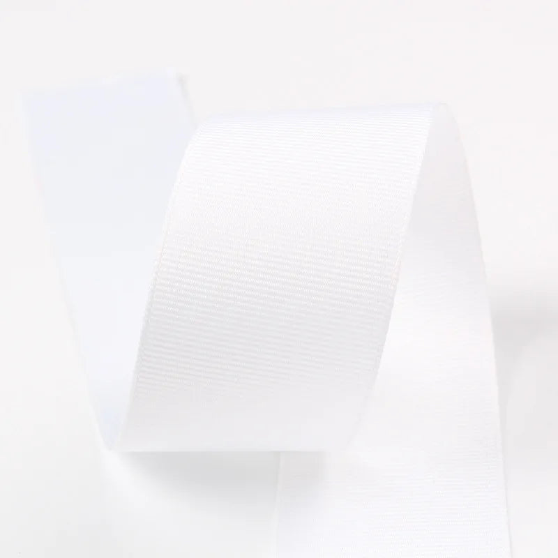 10 Meters Grosgrain Ribbon Solid Fabric for Gift Wrapping Wedding Bows Decoration Hair Sewing Supplies DIY Crafts Accessories