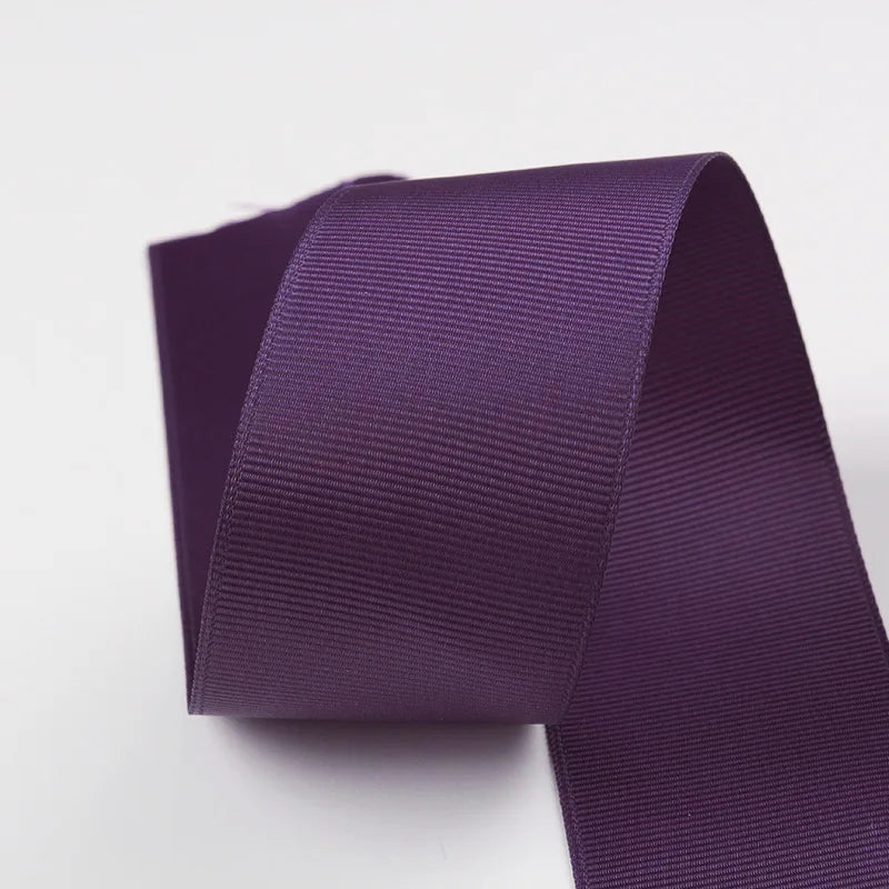 10 Meters Grosgrain Ribbon Solid Fabric for Gift Wrapping Wedding Bows Decoration Hair Sewing Supplies DIY Crafts Accessories