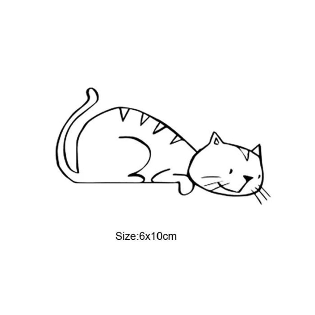 Cute Cat Wall Switch Sticker Home Decor Decal Home Decoration Sticker Wall Sticker Decal