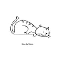 Cute Cat Wall Switch Sticker Home Decor Decal Home Decoration Sticker Wall Sticker Decal