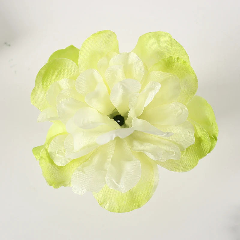 New 50 pcs Simulation Dahlia Rose of single flower head DIY wedding Party Decoration silk Dahlia Rose wall arch row flower MG001