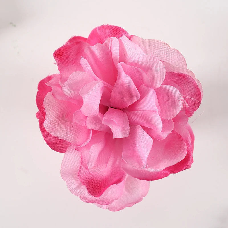 New 50 pcs Simulation Dahlia Rose of single flower head DIY wedding Party Decoration silk Dahlia Rose wall arch row flower MG001