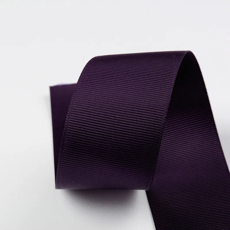 10 Meters Grosgrain Ribbon Solid Fabric for Gift Wrapping Wedding Bows Decoration Hair Sewing Supplies DIY Crafts Accessories