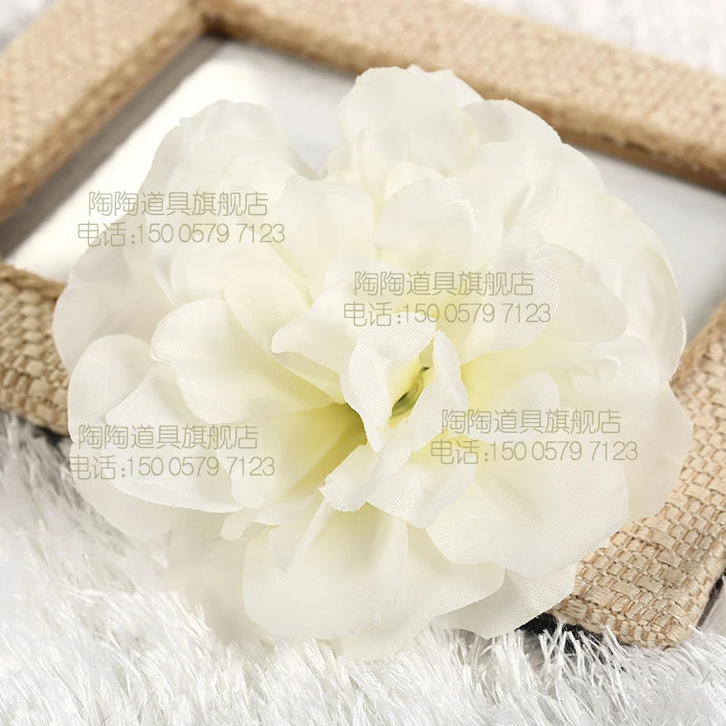 New 50 pcs Simulation Dahlia Rose of single flower head DIY wedding Party Decoration silk Dahlia Rose wall arch row flower MG001
