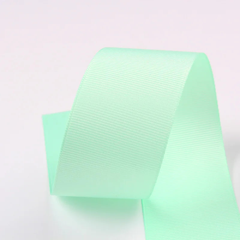 10 Meters Grosgrain Ribbon Solid Fabric for Gift Wrapping Wedding Bows Decoration Hair Sewing Supplies DIY Crafts Accessories