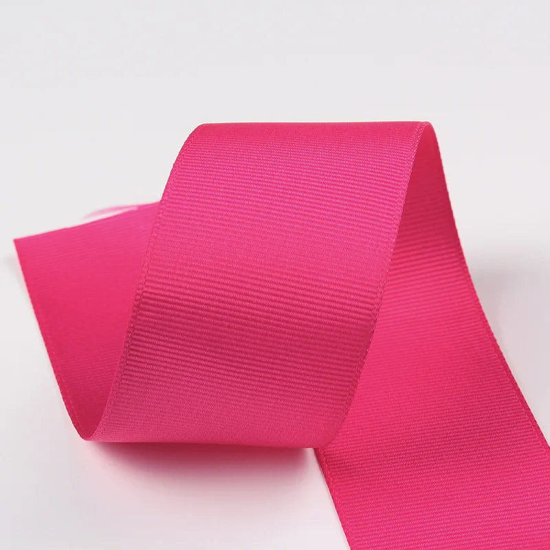 10 Meters Grosgrain Ribbon Solid Fabric for Gift Wrapping Wedding Bows Decoration Hair Sewing Supplies DIY Crafts Accessories