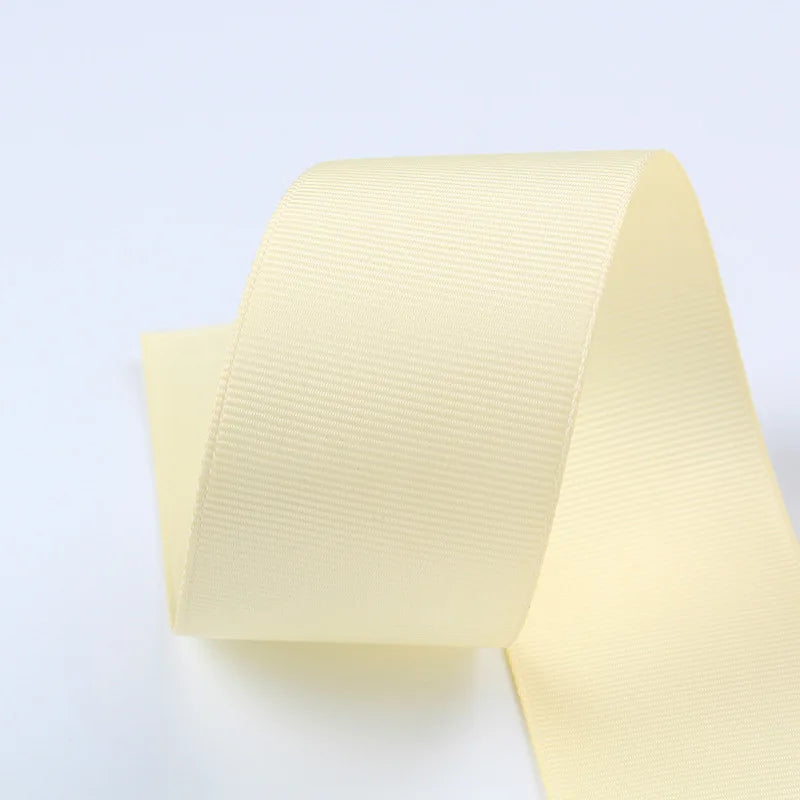 10 Meters Grosgrain Ribbon Solid Fabric for Gift Wrapping Wedding Bows Decoration Hair Sewing Supplies DIY Crafts Accessories