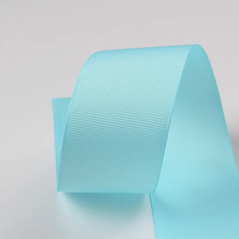 10 Meters Grosgrain Ribbon Solid Fabric for Gift Wrapping Wedding Bows Decoration Hair Sewing Supplies DIY Crafts Accessories