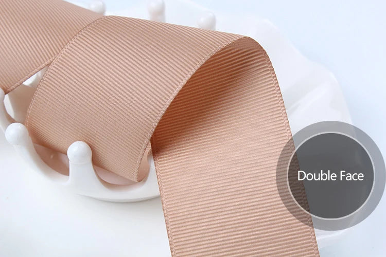 10 Meters Grosgrain Ribbon Solid Fabric for Gift Wrapping Wedding Bows Decoration Hair Sewing Supplies DIY Crafts Accessories