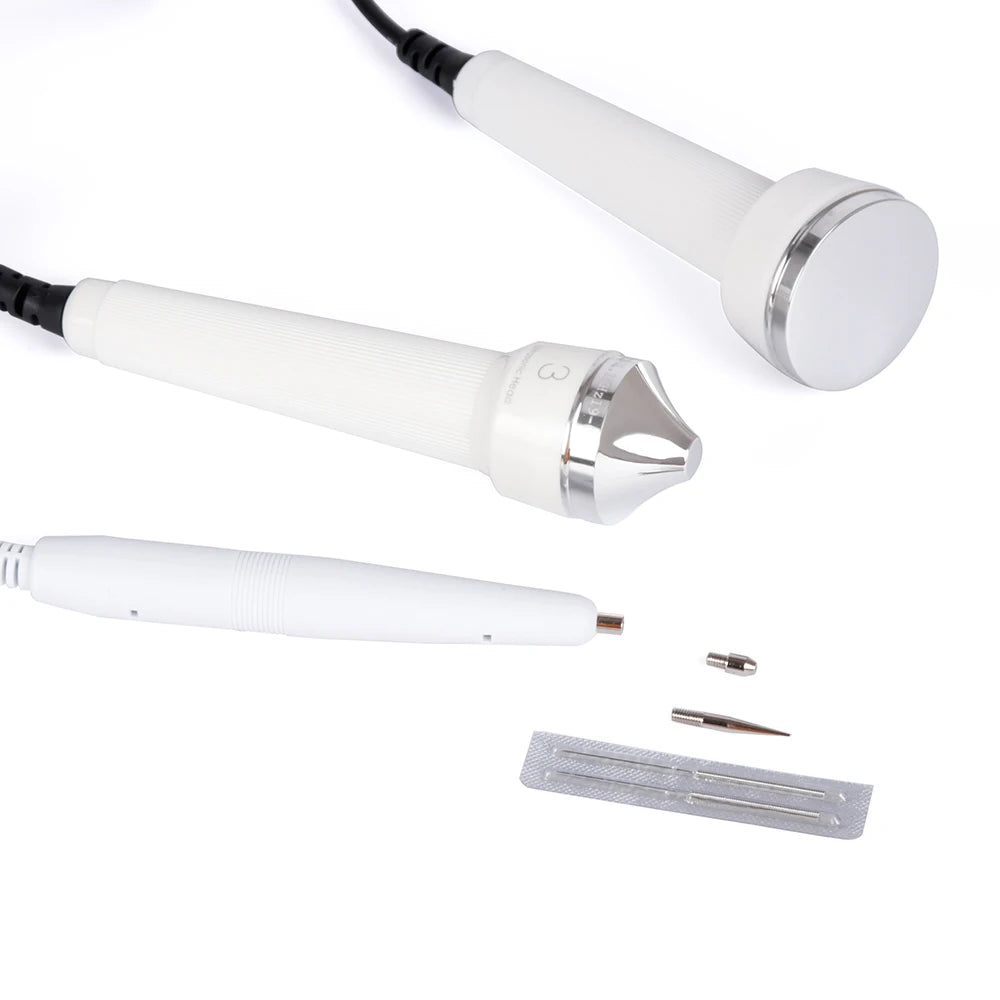 3In 1 RU-638 Ultrasonic Facial Machine Spot Tattoo Removal Anti Aging Ultrasound Facial Body Massage Skin Care Beauty Instrument