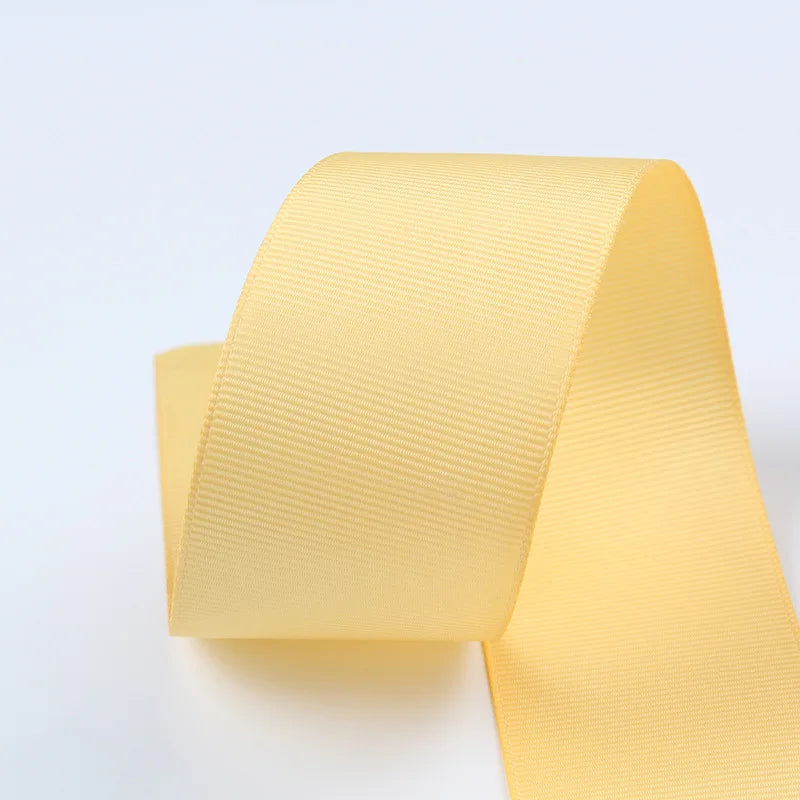10 Meters Grosgrain Ribbon Solid Fabric for Gift Wrapping Wedding Bows Decoration Hair Sewing Supplies DIY Crafts Accessories