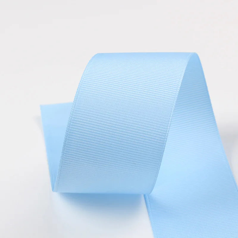10 Meters Grosgrain Ribbon Solid Fabric for Gift Wrapping Wedding Bows Decoration Hair Sewing Supplies DIY Crafts Accessories