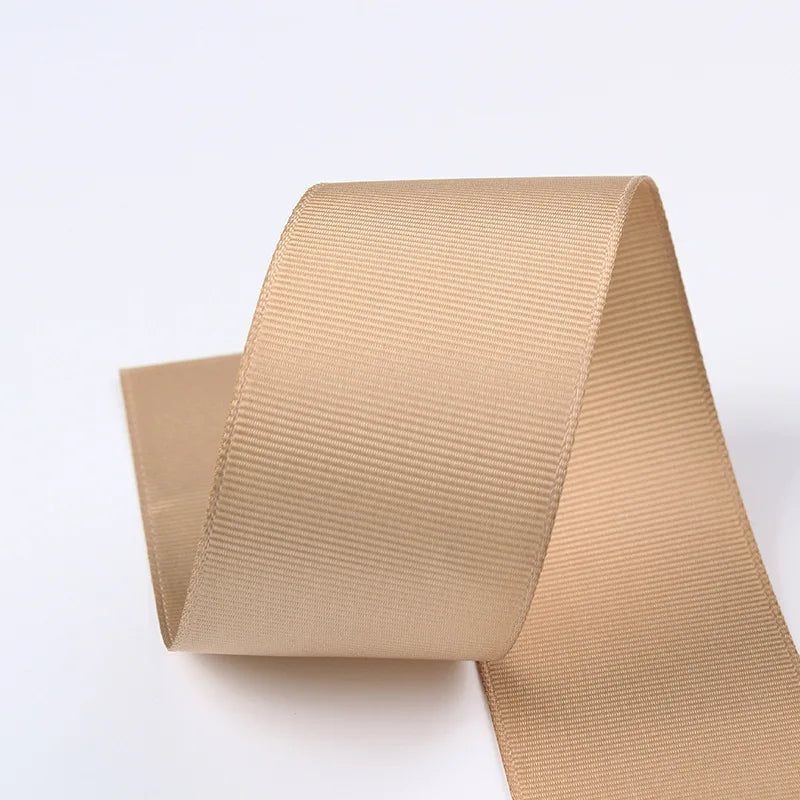 10 Meters Grosgrain Ribbon Solid Fabric for Gift Wrapping Wedding Bows Decoration Hair Sewing Supplies DIY Crafts Accessories