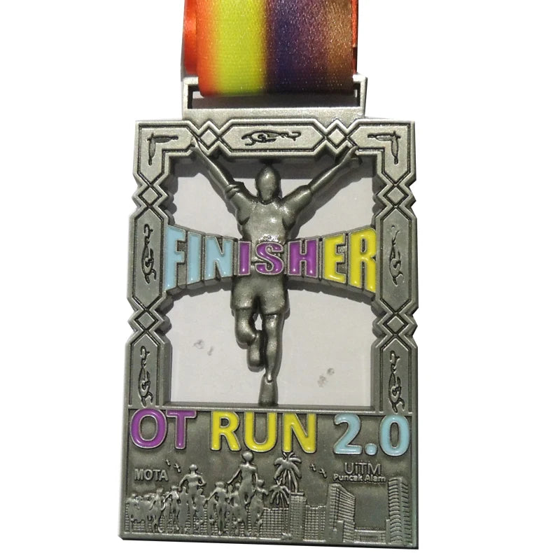 Marathon Run Finisher Medals Road Mountain Bike Medal Soccer Medal Custom Pickleball Medal Manufactural Custom Medals