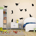 Black Cats Combination Wall Stickers Living Room Bedroom Sofa Background Decoration Mural Art Decals For Home Decor Wallpaper