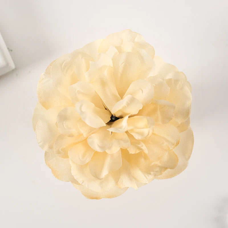 New 50 pcs Simulation Dahlia Rose of single flower head DIY wedding Party Decoration silk Dahlia Rose wall arch row flower MG001