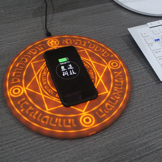 New Arrival Magic Array Wireless Charger Universal Qi Wireless Fast Charger Charging Pad for some Mobile Phone 5W/10W