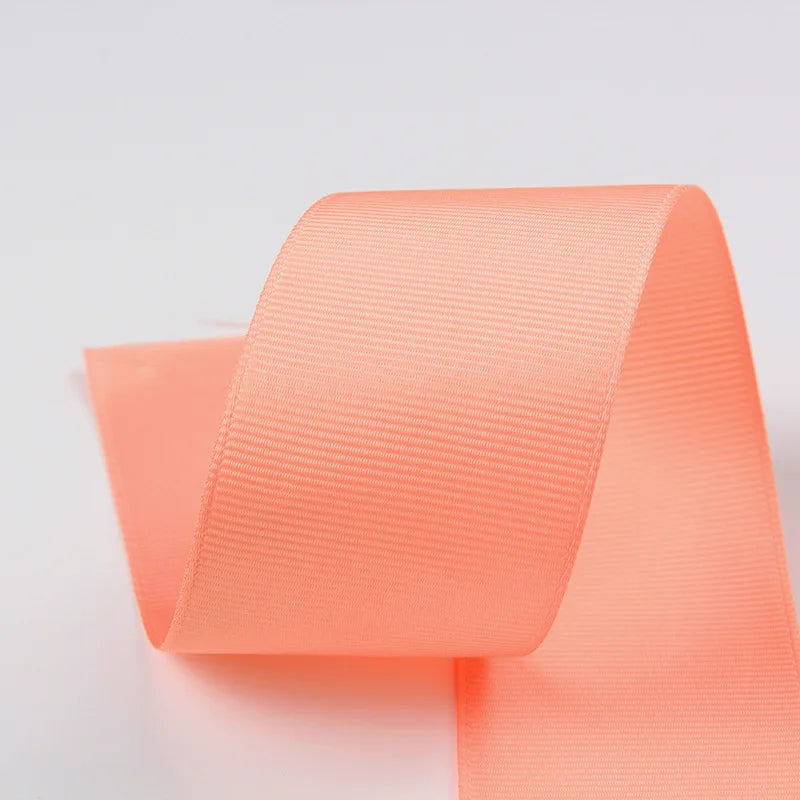 10 Meters Grosgrain Ribbon Solid Fabric for Gift Wrapping Wedding Bows Decoration Hair Sewing Supplies DIY Crafts Accessories