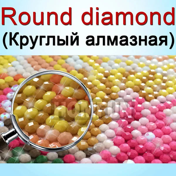 Homfun Photo Custom Diamond Painting 5D DIY Picture