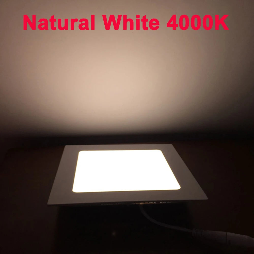 Ultra Thin LED Panel Downlight 3W 6W 9W 12W15W